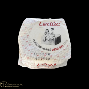 Beurre moulé rond - Demi-sel - 250g