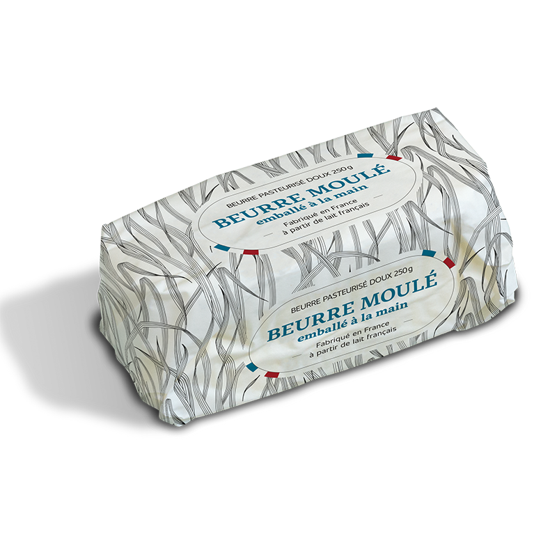 Beurre Leduc doux emballé à la main