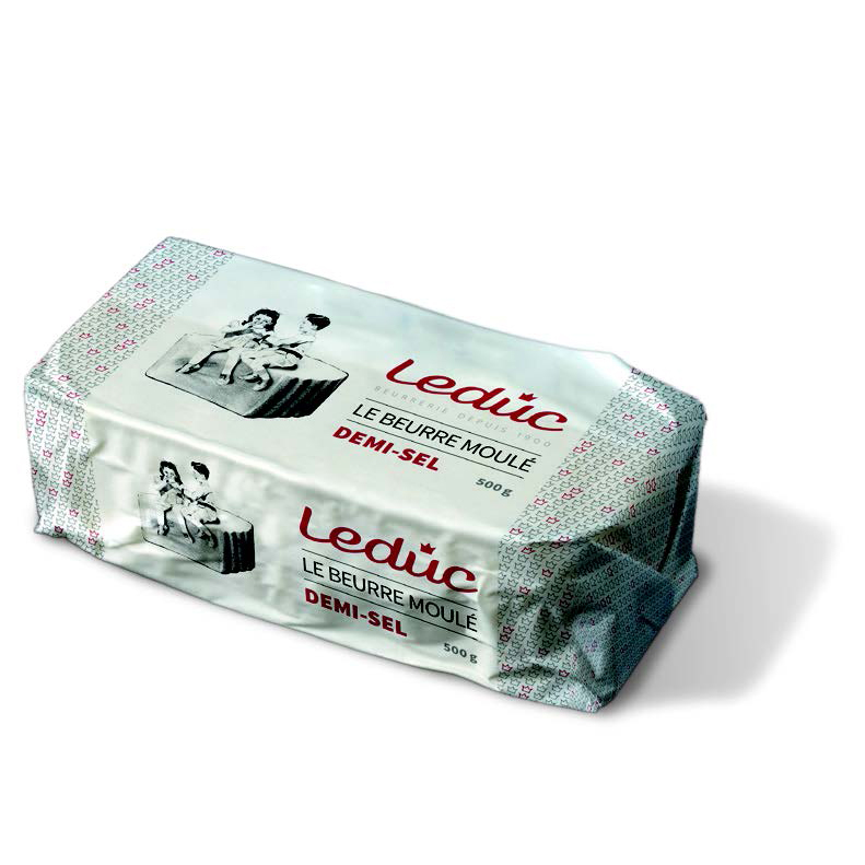 beurre moulé demi-sel Leduc
