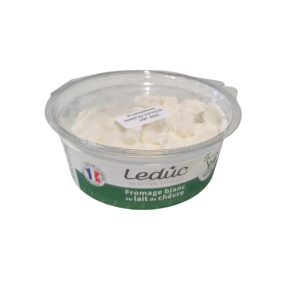 Barquette de fromage blanc nature lait de chèvre 200g