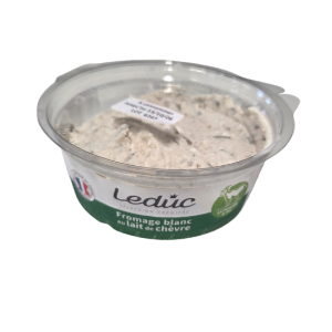 Barquette de fromage blanc aux herbes lait de chèvre 200g