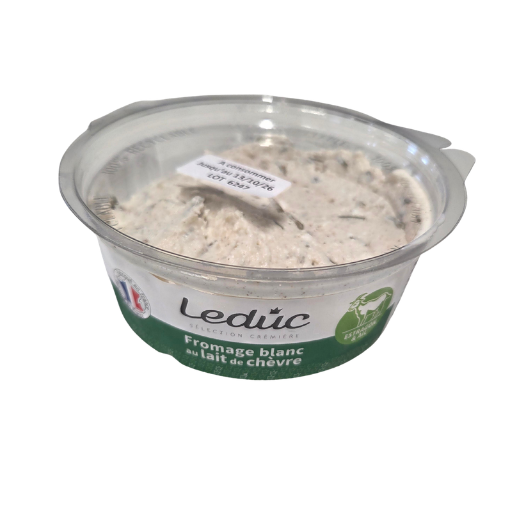Barquette de fromage blanc aux herbes lait de chèvre 200g